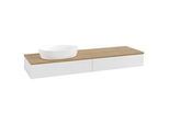 Villeroy & Boch Antao Waschtischunterschrank 1600x190x500mm L15111GF mit Beleuchtung mit Struktur FK/AP: GF/1