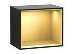 Villeroy und Boch Finion Regalmodul G580HFPD 41,8x35,6x27cm, Emotion, Regal Gold Matt, Black matt lacquer
