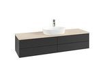 Villeroy & Boch Antao Waschtischunterschrank 1600x360x500mm L25153PD mit Beleuchtung mit Struktur FK/AP: PD/3