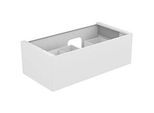 Keuco Edition 11 Waschtischunterschrank 31254270000 105 x 35 x 53,5 cm, Lack Seidenmatt, Glas weiß satiniert