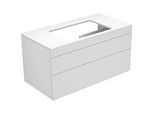 Keuco Edition 400 Waschtischunterbau 31572140000 100x54,6x53,5cm, ohne Hahnloch, Trüffel