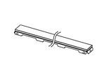 TECE Designrost 601092 TECEdrainline Glas schwarz 1000mm Edelstahl poliert