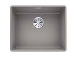Blanco Subline 500-f Spüle 523534 52,7x42,7cm, PuraDur alumetallic, für Unterbau