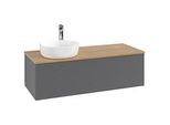 Villeroy & Boch Antao Waschtischunterschrank 1200x360x500mm K33151GK mit Struktur FK/AP: GK/1