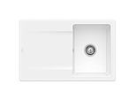 Villeroy & Boch Siluet Einbauspüle 333401KG mit Ablaufgarnitur und Handbetätigung, Snow White