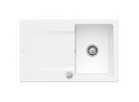 Villeroy & Boch Siluet Einbauspüle 333402R1 mit Ablaufgarnitur und Exzenterbetätigung, weiß