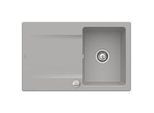 Villeroy & Boch Siluet Einbauspüle 333402SL mit Ablaufgarnitur und Exzenterbetätigung, Stone