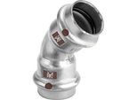 Viega Temponox Bogen 809867 22 mm, 45Grad, Stahl, nicht rostend, SC-Contur