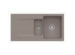 Villeroy & Boch Siluet Einbauspüle 333702TR mit Ablaufgarnitur und Exzenterbetätigung, Timber