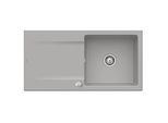 Villeroy & Boch Siluet Einbauspüle 333602KD mit Ablaufgarnitur und Exzenterbetätigung, Fossil