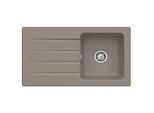 Villeroy & Boch Architectura Einbauspüle 335001TR mit Ablaufgarnitur und Handbetätigung, Timber