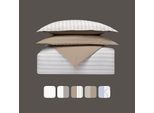 Emma Premium Perkal Bettwäsche 140x200 Creme Beige