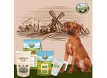 Bellfor Rhodesian Ridgeback Futter Set - Wiesen-Schmaus 4 kg + Haut & Fell Pulver 80g + Freiland-Happen 200g + 1 Messbecher