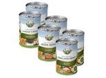 Bellfor Starter-Paket Hundefutter Nass mit Huhn, Lamm und Insekten - Freiland-Menü 2x400g + Heide-Menü 2x400g + Landgut-Menü 2x400g
