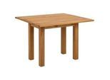 Mid.you Esstisch , Eichefarben , Holz, Holzwerkstoff , Eiche , furniert, teilmassiv , rechteckig , eckig , 100x75x45-90 cm , Reach , ausziehbar , Holzmöbel, Holztische, Esstische Holz, Esstische furniert