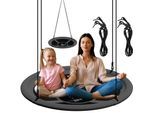 KESSER® Nestschaukel Tellerschaukel Hängeschaukel Rundschaukel Schaukel verstellbar Garten-Schaukel Kinderschaukel Indoor - Outdoor-Schaukel für Kinder & Erwachsene