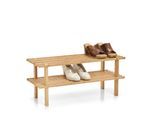 HTI-Living Schuhregal 2 Ablagen Bambus
