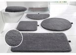 Bruno Banani Badematte »Lana, Badvorleger, Badezimmer Teppich«, rutschhemmend beschichtet, fussbodenheizungsgeeignet-schnell trocknend-strapazierfähig, Badteppich, Badematten, unifarben, auch als 3 teiliges Set & rund