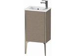 Duravit XViu Waschtisch-Unterschrank XV4480RB111 41x29x59,4cm, stehend, champagner matt, Anschlag rechts, eiche kaschmir