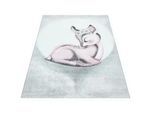Kinderteppich Bambi Rosa ca. 120x170 cm