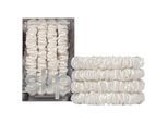 slip Accessoires Hair Care Skinny Hair Scrunchies White 4 Stk.