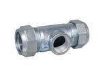 GEBO-Temperguss-Klemmverbinder für Stahlrohre - T-Stück 26,9 mm x 3/4'' IG - 01.150.04.02