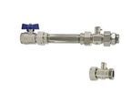Wärmemengenzähler-Einbau-Set - horizontal - für Baulänge 110 mm 3/4'' und 130 mm 1''
