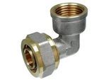 Schraubfitting-Übergangswinkel mit Innengewinde - 26 x 3,0 mm - 3/4'' für Alu-Mehrschicht-Verbundrohr