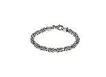 Zeeme Basic Armband Silber 925 poliert Königskette 5mm breit
