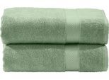 done.® Badetücher »Deluxe«, (2 St., 2er Set Duschtücher 70 x 140 cm), 2-tlg., Uni Farben, Hotelqualität aus hochwertigem...