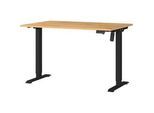 Schreibtisch Profi 2.0, elektrisch höhenverstellbar, B 1200 x T 800 x H 710 - 1190 mm, Grandson-Eiche/schwarz