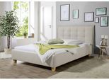 Polsterbett MAINTAL "Retlaw", beige (creme, beige), B:118cm H:105cm L:213cm, Betten, Polsterbett, Bettseiten zerlegt, ohne Bettkasten