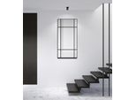 Wandspiegel TALOS, schwarz, B:60cm H:120cm, Spiegel, Wandspiegel, dekorativer Spiegel mit Aluminiumrahmen, BxH: 60x120 cm