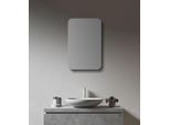 Badezimmerspiegelschrank TALOS, schwarz, B:40cm H:60cm T:10cm, Aluminium, Echtglas, Schränke, oval, BxH: 40x60 cm, aus Alumunium und Echtglas, IP24, schwarz