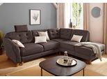Home affaire Ecksofa "Trondheim L-Form" mit Federkern