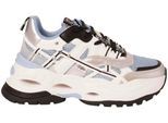 Buffalo Low-Top Sneaker - Buffalo Triplet Hollow Sneakers Lichtblauw Triplet - Gr. 40 (EU) - in Blau - für Damen