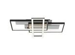 LED-Deckenleuchte Amor Schwarz/Silberfarben max.30 W Deckenlampe