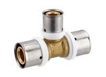 Pressfitting-T-Stück - Mittelabgang reduziert - 26 x 3,0 - 20 x 2,0 - 26 x 3,0 mm für MV-Rohr