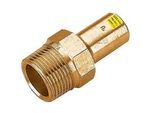 Einsteckstück aus Rotguss 22 mm - 3/4'' AG - DVGW-zertifiziert