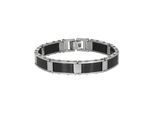 Zeeme Stainless Steel Armband Edelstahl poliert matt zweifarbig