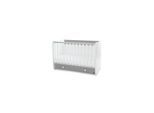 Lorelli Babybett Dream 60 x 120 cm umbaubar Schreibtisch Kinderbett Schaukelbett weiß dunkelgrau