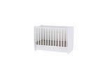 Lorelli Babybett Dream 60 x 120 cm umbaubar Schreibtisch Kinderbett Schaukelbett weiß
