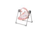Lorelli Babywippe Twinkle klappbar Musik Schwingfunktion, Timer Fernbedienung rosa