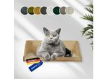Rohrschneider Wandmulde geflammt+ Stoffeinlage Cord Deluxe in verschiedenen Farben
