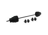 Xxxl Hantelset , Schwarz , Metall, Kunststoff , 25.5x25.5x149.5 cm , Freizeit & Co, Sport & Fitness, Fitnessgeräte & Zubehör, Weitere Fitnessgeräte