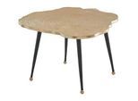 Mid.you Couchtisch , Goldfarben , Metall , Freiform , konisch , 64x37x64 cm , einfacher Aufbau , Wohnzimmer, Wohnzimmertische, Couchtische, Couchtische Metall