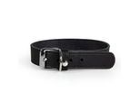 Das Lederband Halsband Weinheim schwarz 42 cm, 2 cm