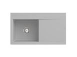 Villeroy und Boch Subway Style 50 Spüle 335200SM Spülbecken links, 900 x 510 mm, steam CeramicPlus