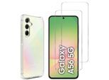 Hülle Galaxy A56 5G und 2 schutzfolien - TPU - Transparent