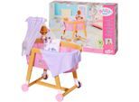 Baby Born Puppenbett »Gute Nacht Stubenwagen«, mit Stoffhimmel, Planetenmobile und Bettzeug